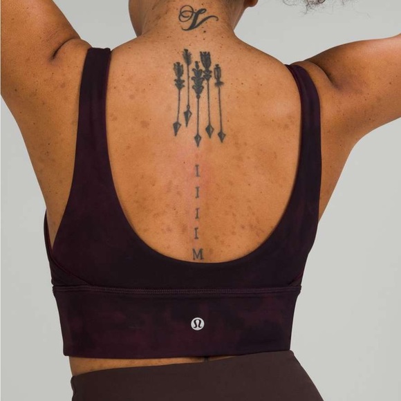 Lululemon Align Bra A/B - Diamond Dye Cassis Black / Cassis - Picture 6 of 9